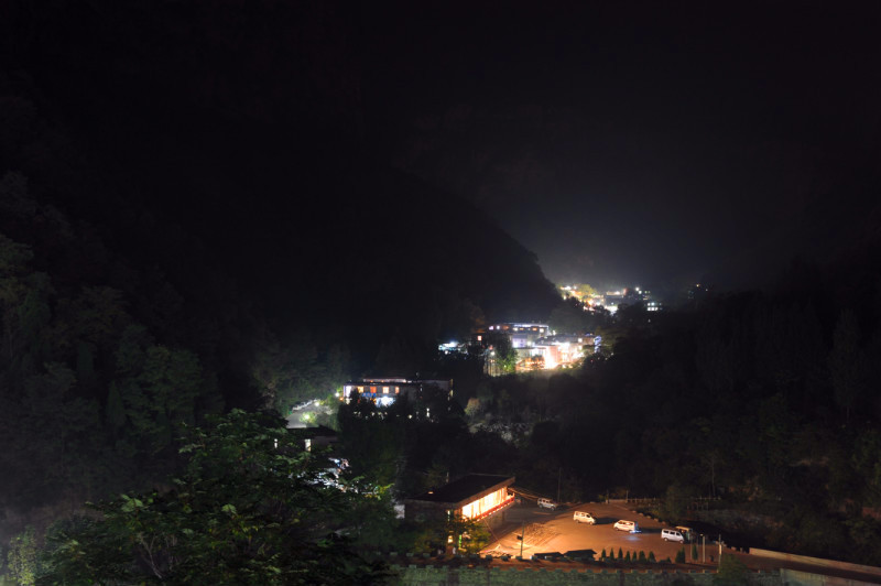 山下南坪村夜景